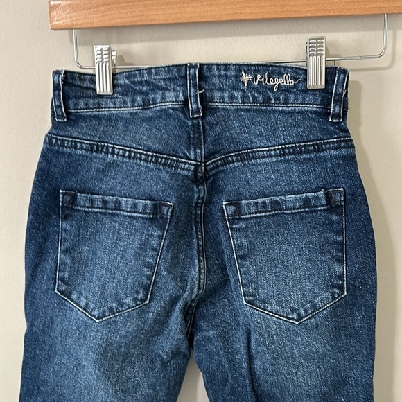 Anthro VILAGALLO Lexi Jean Flare Effect Front Pockets Button Fly Sz 34 US 0 NEW - Picture 6 of 16